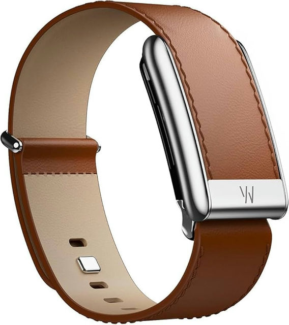 WHOOP Leather Luxe MG L 24MM Chestnut/Cream/Titanium