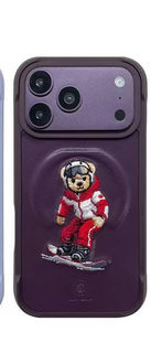 Zuck Bear Bounce Sports Bear MagSafe For iPhone 17/18 Pro Max Purple