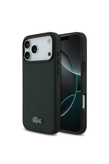 CG Mobile Lacoste iPhone 18 Pro - 17 Pro Olive Green — Lacoste MagSafe Petit Pique Hard Case With Lacquer Metal Logo