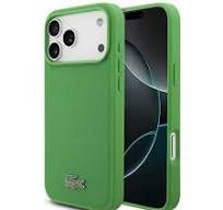 CG Mobile Lacoste iPhone 18 Pro - 17 Pro Green — Lacoste MagSafe Petit Pique Hard Case With Lacquer Metal Logo