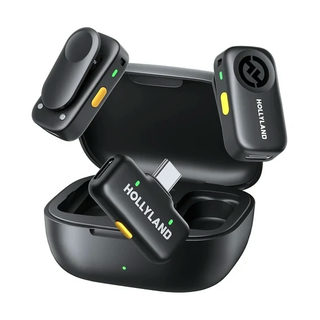 Hollyland A2 Wireless Microphone Duo Space Gray