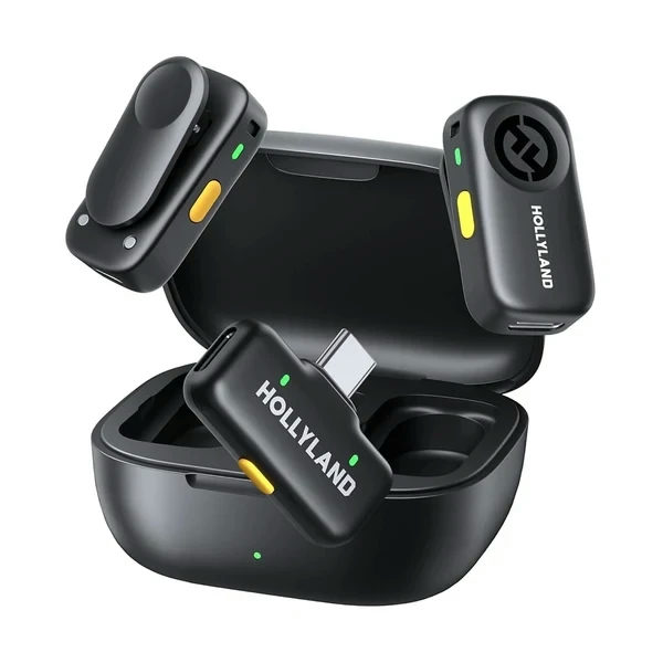 Hollyland A2 Wireless Microphone Duo Space Gray