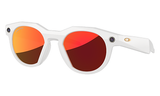 Oakley Meta HSTN Warm Grey / Prizm Ruby Smart Glasses - 51 mm