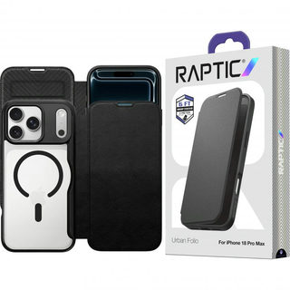 Raptic Urban Folio For iPhone 18 Pro Max Black