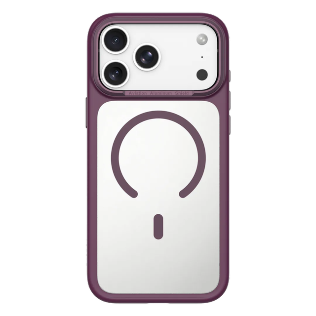 Levelo Tapa iPhone 18 Pro Max Burgundy - MagSafe Matte TPU+PC Case