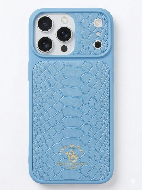 Santa Barbara Polo & Racquet Club Knight iPhone 17/18 Pro 6.3 Blue