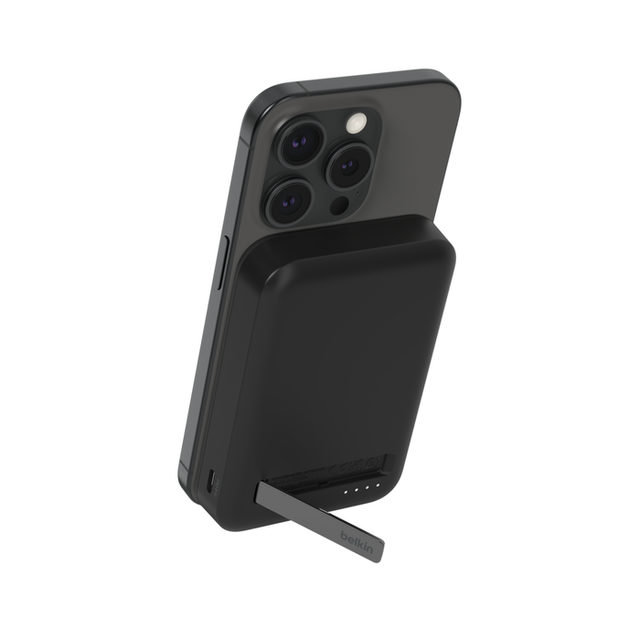 Belkin BoostCharge Pro Magnetic Power Bank 8K Qi2 Includes 3.3 ft USB-C to USB-C Cable Black