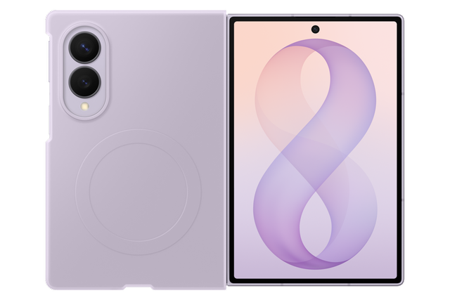 Samsung Galaxy Z Fold8 Silicone Magnet Case Light Violet