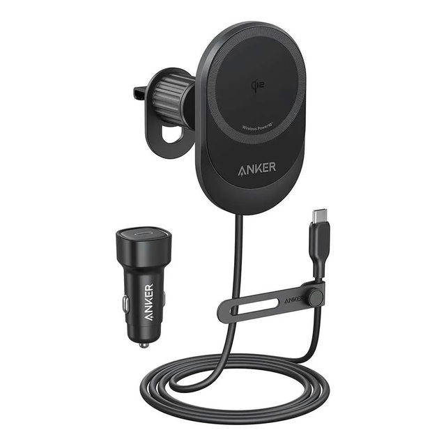 Anker MagSafe Wireless Car Charger (15W,Cable)
