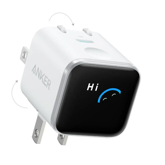 Anker Nano (45W, 1C) Live Charging Adapter White